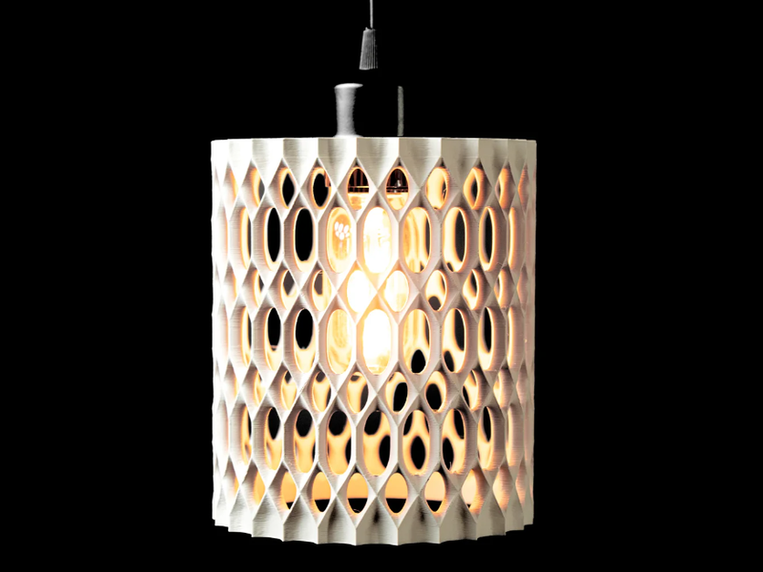 Chain Pendant Lamp 04 – Modern 3D Printed Lighting